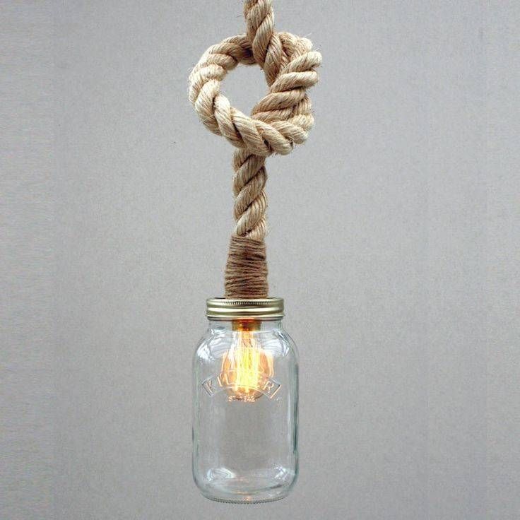 Best 25+ Rope Pendant Light Ideas On Pinterest | Lighting, Rope Within Rope Cord Pendant Lights (Photo 10 of 15)