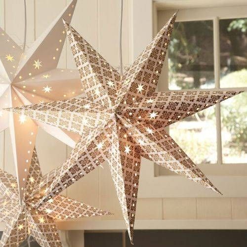 Best 25+ Star Pendant Ideas On Pinterest | Moravian Star Light With Regard To Paper Star Pendant Lights (Photo 11 of 15)