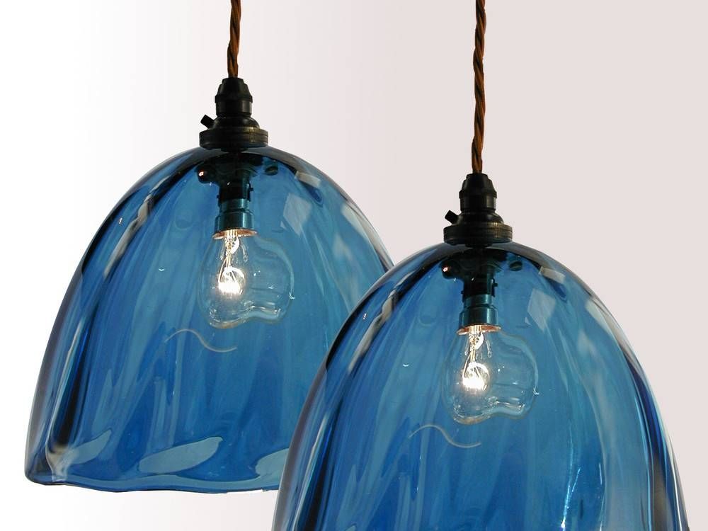 Blown Glass Pendant Lights Uk | Roselawnlutheran With Regard To Handmade Glass Pendant Lights (Photo 7 of 15)