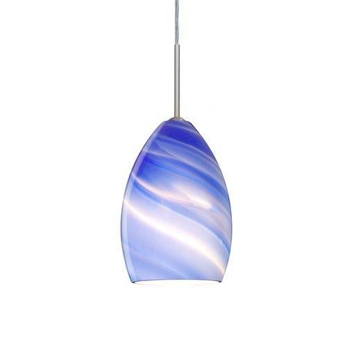 Blue Mini Pendant Lighting | Bellacor With Blue Pendant Light Fixtures (View 4 of 15)