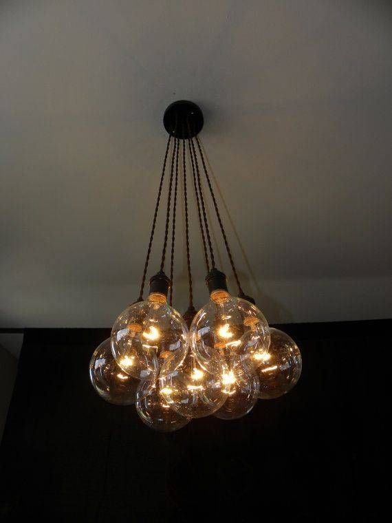 Brilliant Pendant Light Chandelier 1000 Ideas About Cluster Intended For Cluster Glass Pendant Lights Fixtures (View 4 of 15)
