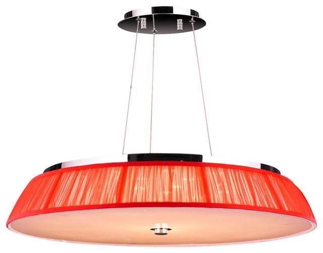 Ceiling Pendant Lights On Pinterest Ceiling Pendant Chrome Finish With Red Drum Pendant Lights (View 10 of 15)