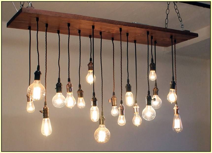 Chandelier. Extraordinary Bulb Chandelier Ideas: Captivating Bulb Inside Lowes Edison Lighting (Photo 6 of 15)