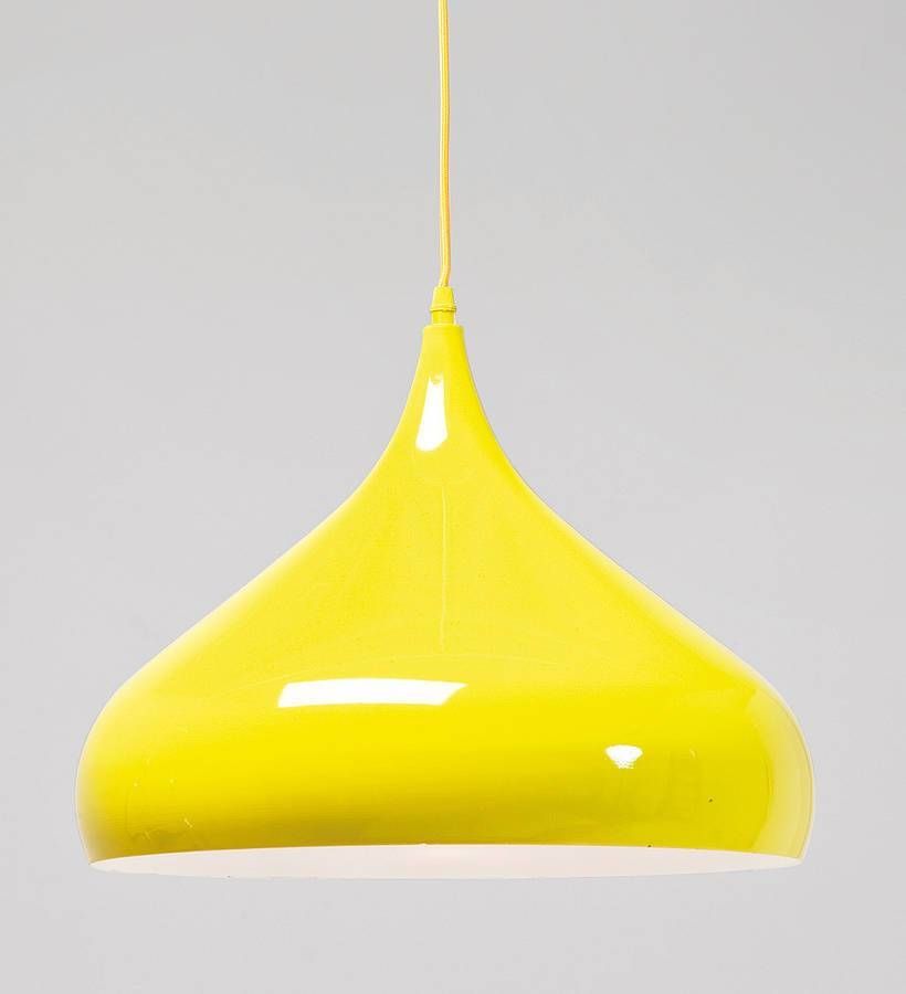 Charming Yellow Pendant Light Pendant Lighting Ideas Antique Throughout Retro Pendant Lights (Photo 12 of 15)