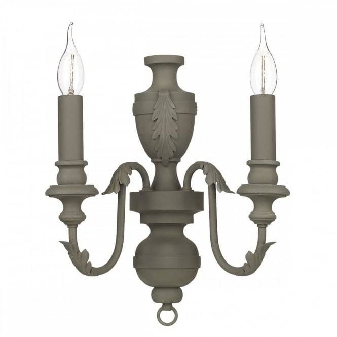 Classical Wall Light With A Twist. Chandelier Style Painted Wall Light In French Style Lights (Photo 5 of 15)
