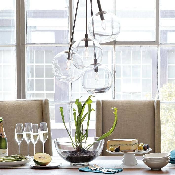 Cluster Glass Pendant | West Elm Throughout West Elm Cluster Pendants (View 3 of 15)