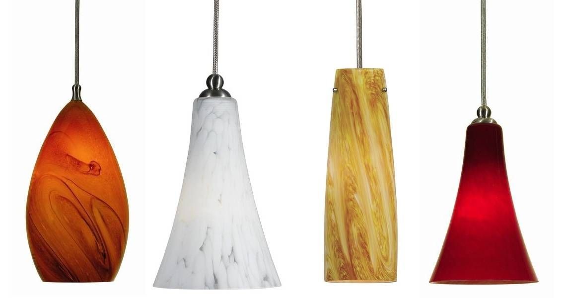 Colored Glass Pendant Lights For Kitchen Island : Pendant Lights Within Colored Glass Pendant Lights (View 14 of 15)
