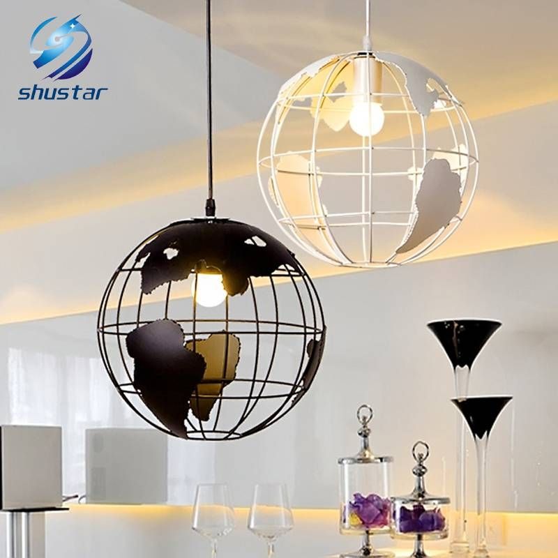 Compare Prices On Globe Pendant Light  Online Shopping/buy Low With Regard To World Globe Lights Fixtures (Photo 14 of 15)