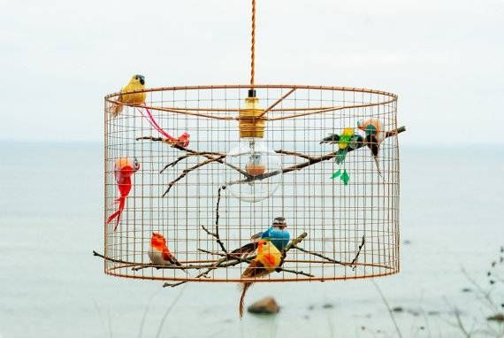 Featured Photo of 15 Photos Birdcage Pendant Lights