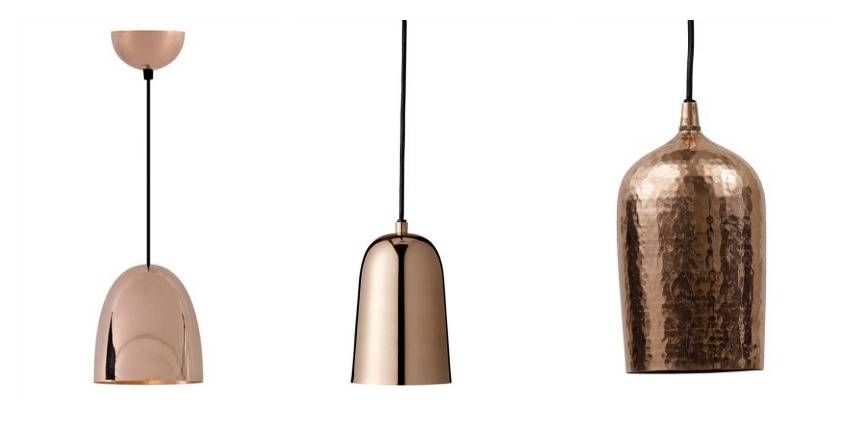 Copper Ceiling Lights Pertaining To Hammered Copper Pendants (View 8 of 15)