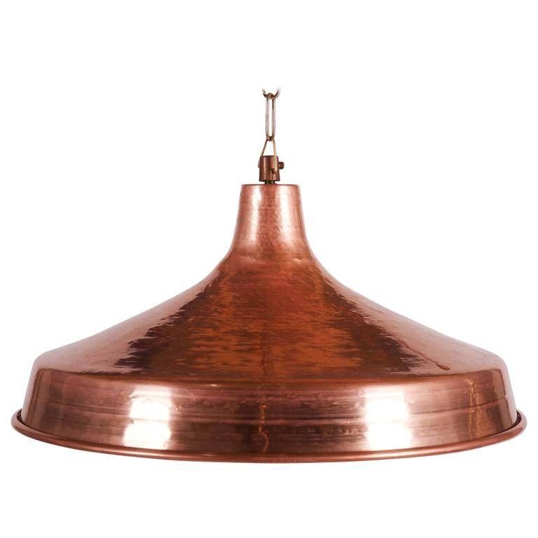 Danish Hammered Copper Pendant Light, 1950s For Sale At Pamono Intended For Hammered Copper Pendants (View 4 of 15)