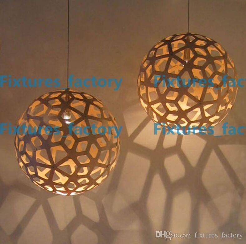 Discount David Trubridge Coral Pendant Lamp Wood Pendant Light Regarding Coral Pendant Lights (Photo 2 of 15)