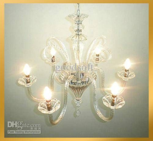 Discount New Clear Craft Blown Murano Glass Chandelier Light Regarding Murano Glass Ceiling Lights (Photo 11 of 15)