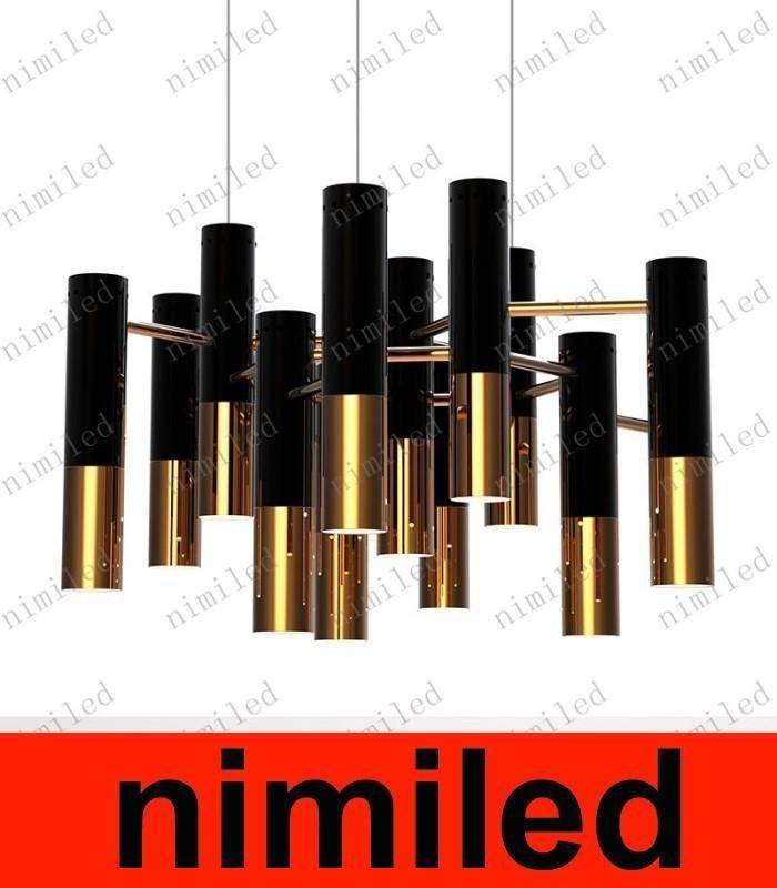 Discount Nimi774 Modern Design Delightfull Ike Chandelier Pendant Inside Black And Gold Pendant Lights (View 11 of 15)