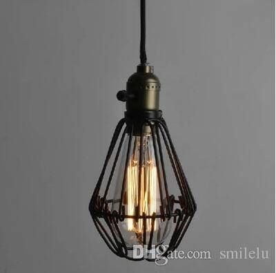 Discount Vintage Wrought Iron Pendant Lighting Small Iron Cages Regarding Wrought Iron Lights Fixtures For Kitchens (View 2 of 15)