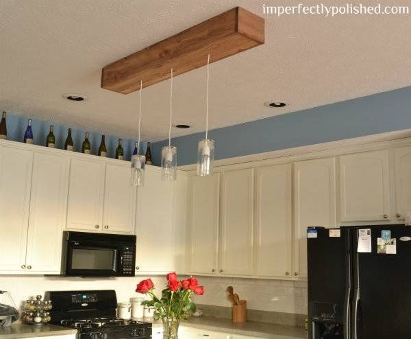 Diy Kitchen Pendant Lights {how To Change A Recessed Light To Regarding Can Lights To Pendant Lights (View 14 of 15)