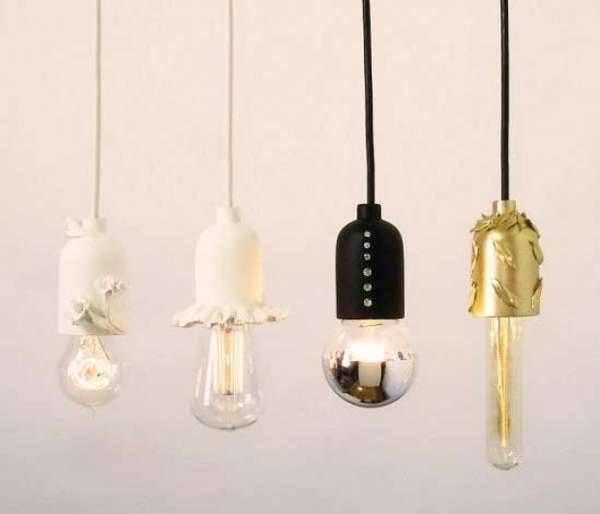 Elegant Bare Bulb Fixtures : Shine Labs Solo Pendant With Bare Bulb Fixtures (Photo 3 of 15)