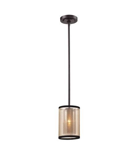 Elk 57026/1 Diffusion 1 Light 6 Inch Oil Rubbed Bronze Pendant Pertaining To Oiled Bronze Pendant Lights (View 2 of 15)