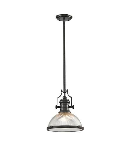 Elk 66533 1 Chadwick 1 Light 13 Inch Oil Rubbed Bronze Pendant Intended For Oil Rubbed Bronze Pendant Light Fixtures (View 10 of 15)