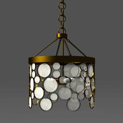 Emery Recycled Glass Pendant 3d Model – Formfonts 3d Models & Textures With Regard To Recycled Glass Lights Fixtures (View 8 of 15)