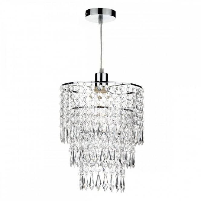Faceted Acrylic Bead Non Electric Pendant Shade Within Non Electric Pendant Ceiling Lights (Photo 2 of 15)