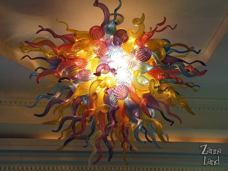 Finding Some Sparkle In Downtown Disney – Arribas Brothers In Hand Blown Glass Lights Fixtures (View 9 of 15)