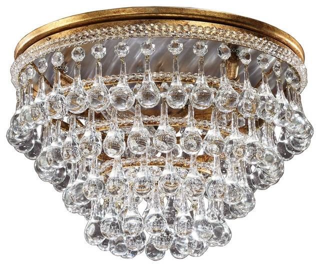French Style Ceiling Light – Contemporary – Chandeliers – For French Style Ceiling Lights (Photo 8 of 15)
