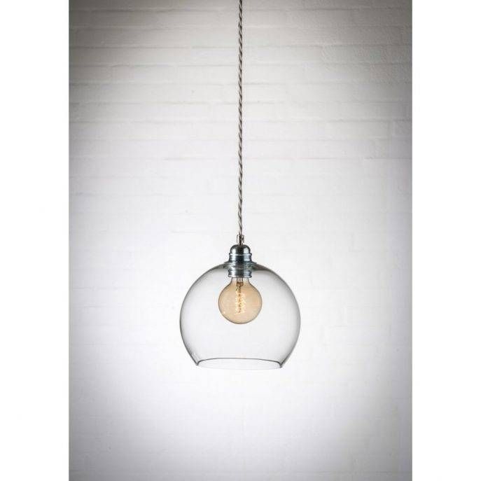 Furniture: Clear Hanging Small Glass Pendant Lights Contemporary Regarding Small Glass Pendant Lights (View 13 of 15)