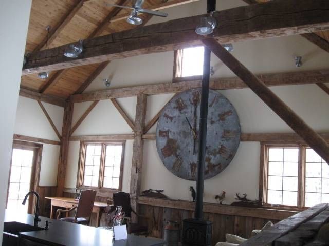 Galvanized Barn Lights, Ceiling Fans Complete Rustic Barn Home Intended For Galvanized Barn Lights (Photo 4 of 15)