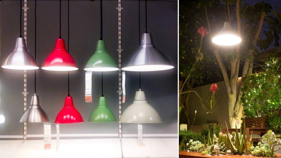 Garden Lighting Idea: This Ikea Pendant Lamp Survives The Socal Within Ikea Pendant Lights (View 13 of 15)