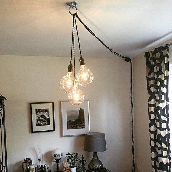 Get 20+ Plug In Pendant Light Ideas On Pinterest Without Signing For Hanging Plugin Pendant Lights (Photo 1 of 15)