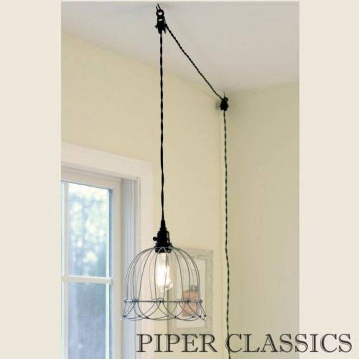 Featured Photo of 15 Collection of Plug in Pendant Lights