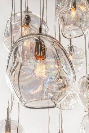Glass Kitchen Pendant Lights – Foter Within Hand Blown Glass Pendants (Photo 8 of 15)