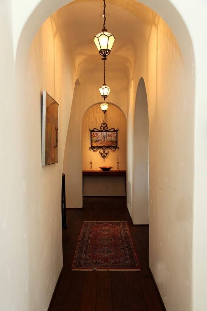 Hallway Lighting Fixtures Hall Traditional With White Cabinets Intended For Hall Pendant Lights (Photo 15 of 15)