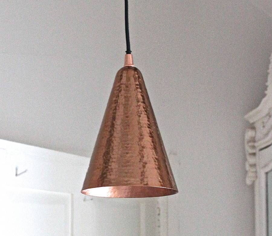 Hammered Copper Pendant Lightthe Forest & Co Regarding Hammered Copper Pendants (View 11 of 15)