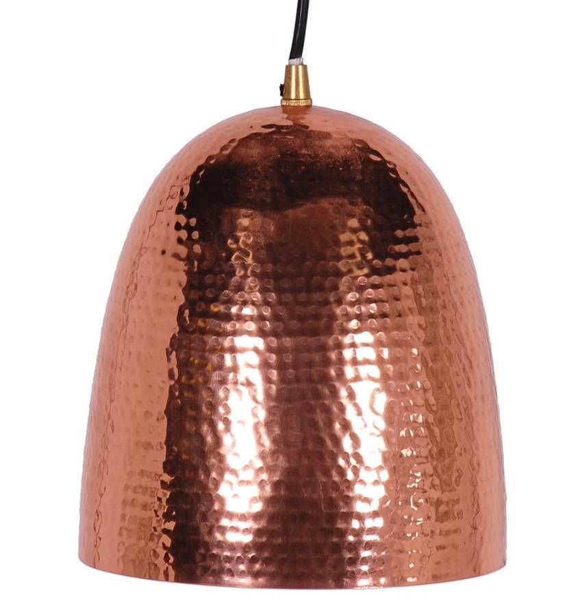 Hammered Copper Pendant Lightthe Forest & Co Throughout Hammered Copper Pendants (Photo 7 of 15)