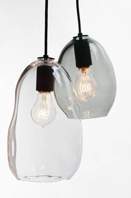 Hand Blown Bubble Glass Pendant Light Within Hand Blown Glass Pendants (View 5 of 15)