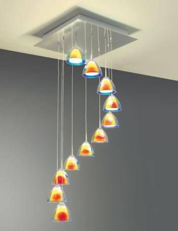 Hand Blown Glass Pendants | Residential Lighting For Hand Blown Glass Lights Fixtures (Photo 12 of 15)