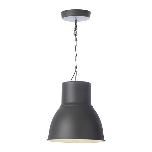 Hektar Pendant Lamp – Dark Gray, 19 " – Ikea Throughout Ikea Lighting Pendants (Photo 1 of 15)