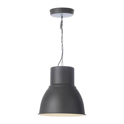 Hektar Pendant Lamp – Dark Gray, 19 " – Ikea Within Ikea Pendant Lights (Photo 3 of 15)
