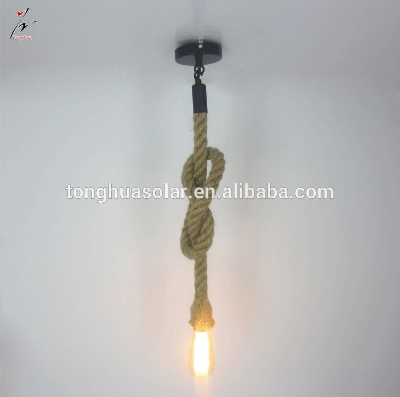 Hemp Rope Pendant Light, Hemp Rope Pendant Light Suppliers And Within Fancy Rope Pendant Lights (Photo 15 of 15)
