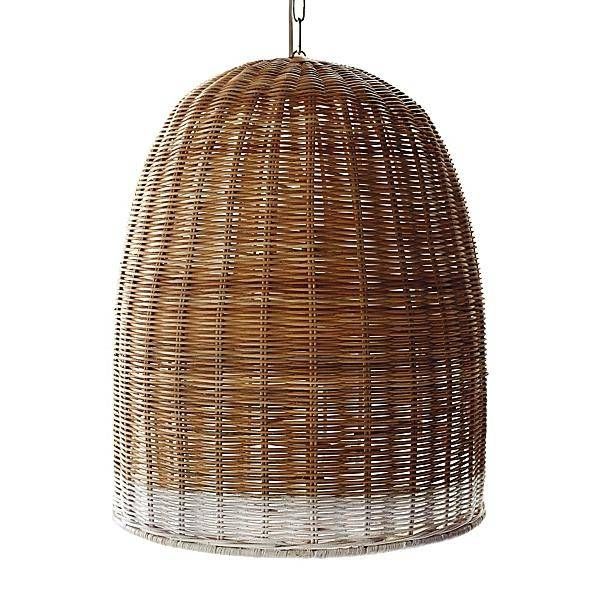 High/low: A Trio Of Woven Wicker Pendant Lights – Remodelista With Rattan Pendant Lighting (View 11 of 15)