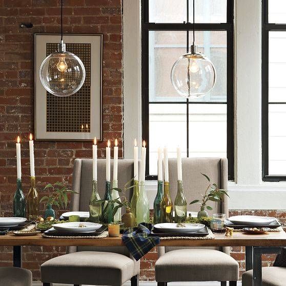House Stuff Works: The Dining Globe Pertaining To West Elm Cluster Pendants (Photo 10 of 15)