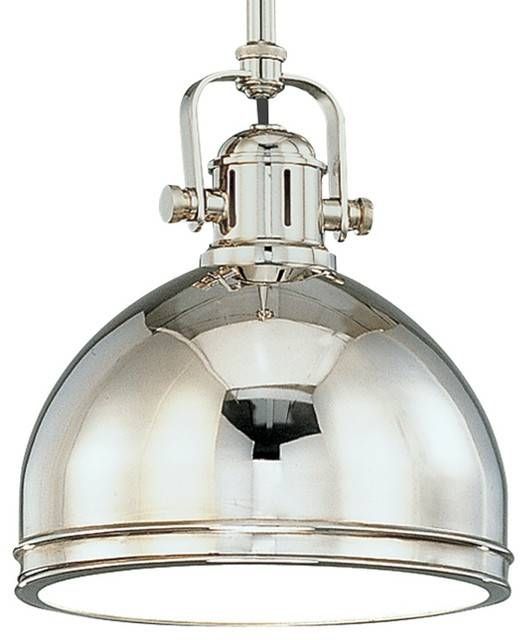 Hudson Valley Lighting 8011 Marion Pendant – Traditional – Pendant Pertaining To Polished Nickel Pendant Lights Fixtures (Photo 3 of 15)