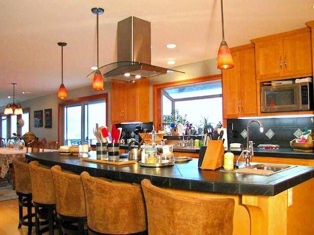 Island Pendant Lights – Different Types Of Kitchen Island Lights Regarding Orange Pendant Lights For Kitchen (Photo 2 of 15)