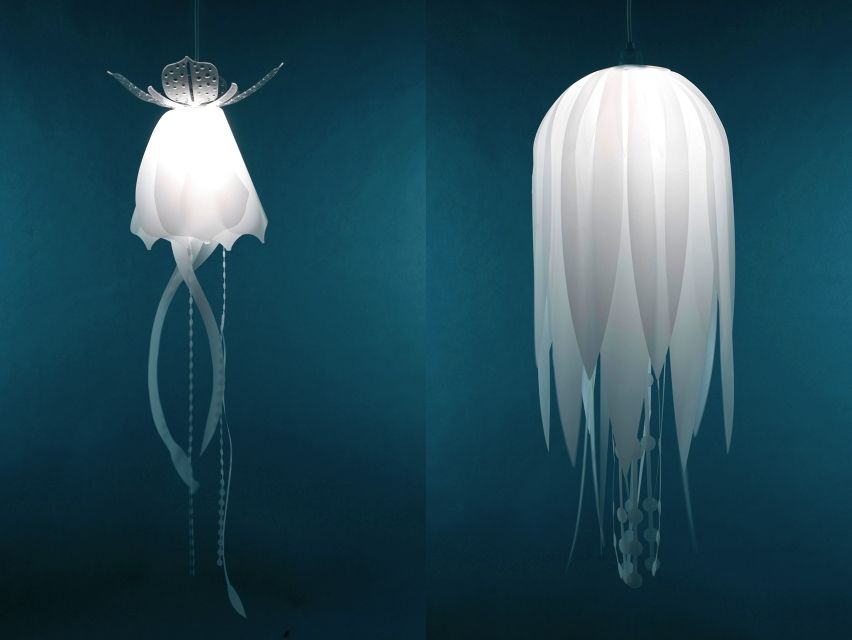 Jellyfish Inspired Pendant Lightsdanlev On Deviantart Intended For Jellyfish Inspired Pendant Lights (View 3 of 15)