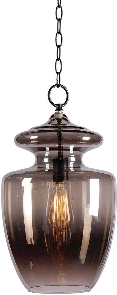 Kenroy Home 93037gr Apothecary Contemporary Graphite Hanging In Apothecary Pendant Lights (View 4 of 15)