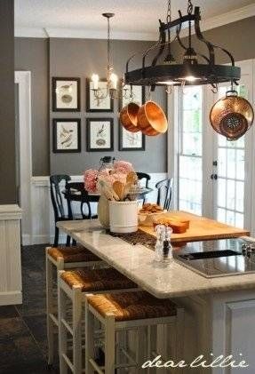Kitchen Island Pot Rack Lighting – Foter Pertaining To Kitchen Pendant Lights With Pot Rack (View 8 of 15)