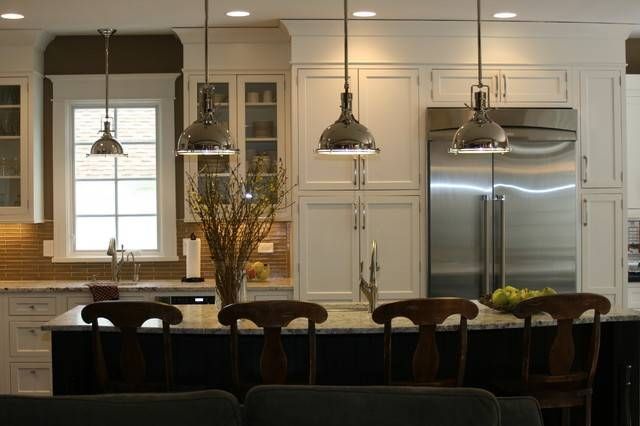 Kitchen Islands: Pendant Lights Done Right Throughout Three Lights Pendant For Kitchen (Photo 2 of 15)
