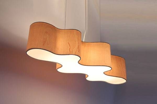 Lampa Cloud Mesa | Lampa Cloud Mesa Pendant Light Regarding Wood Veneer Pendants (Photo 5 of 15)